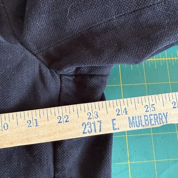 Blue by Pronto Uomo Mens 2-Button Black Blazer Jacket 100% Cotton Pockets XXL - Picture 6 of 7